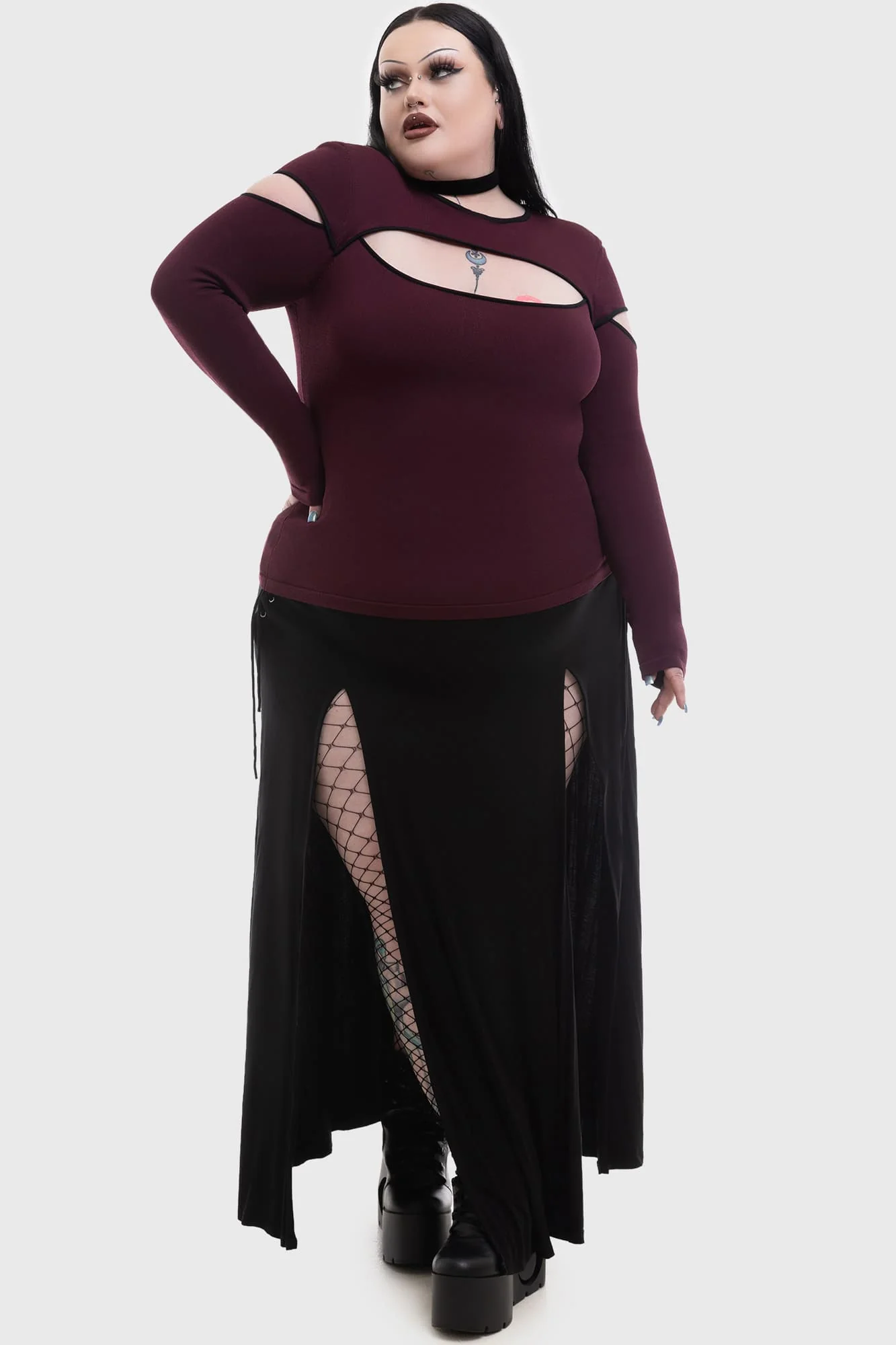 Abyssal Elegy Knitted Top - Image 5