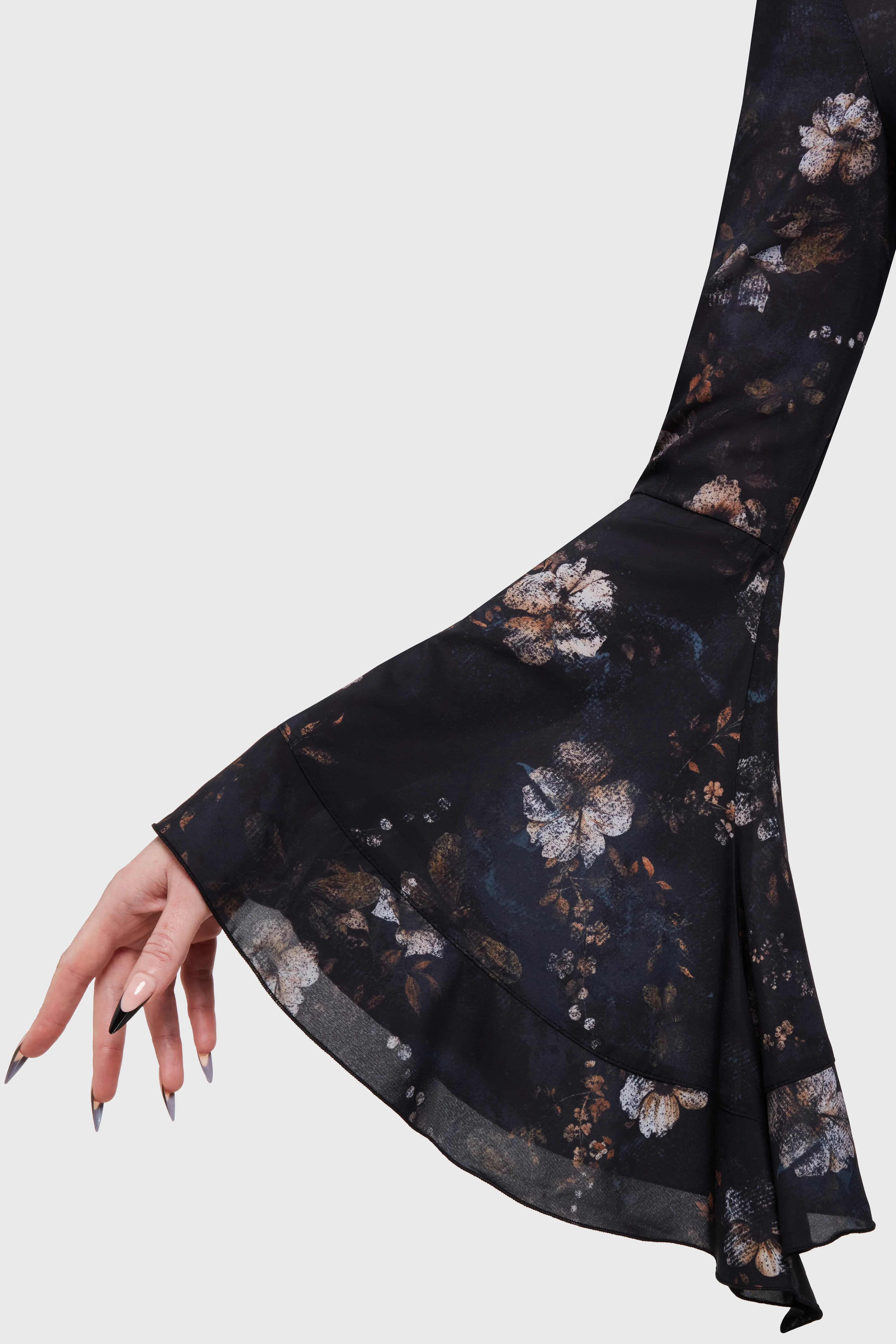 Autumna's Night Midi Dress - Image 3