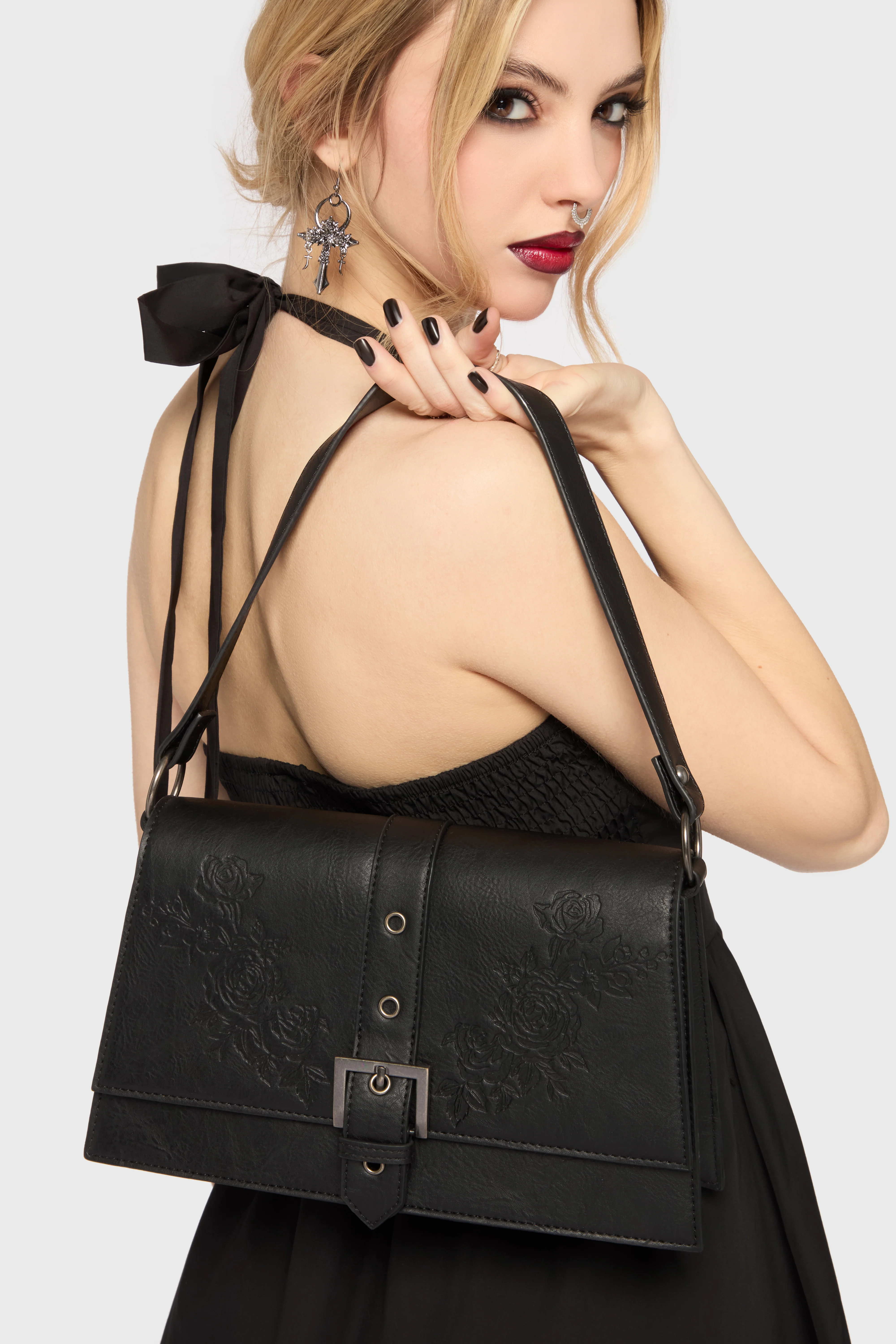 Devil's Darling Debossed Handbag - Image 4