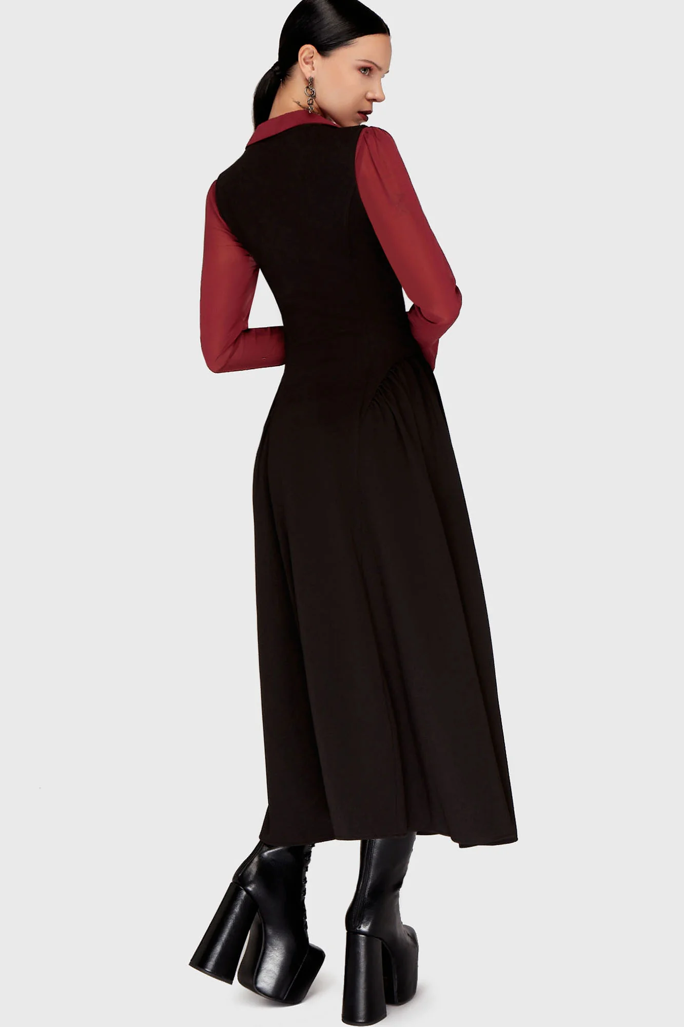 Dusk And Darkness Underbust Maxi Dress - Image 4