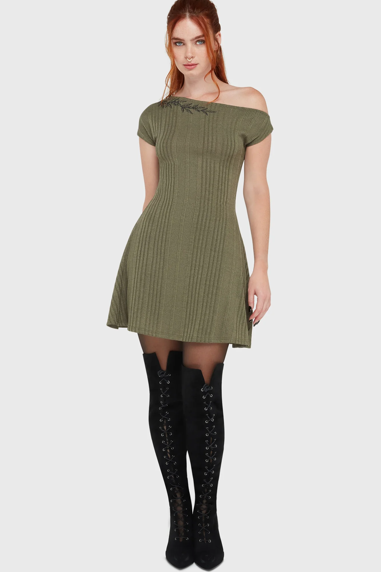 Ethereal Forest Mini Dress