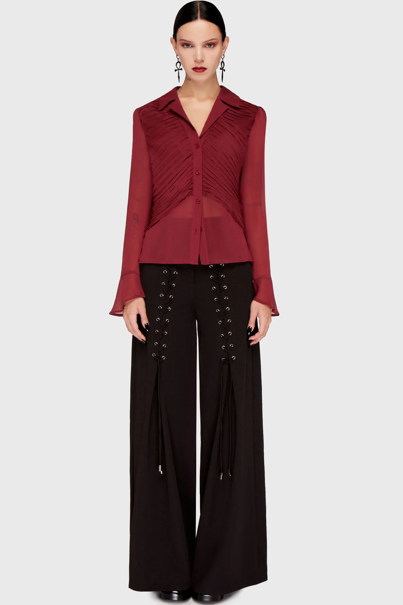 Evermore Eclipse Shirt [Burgundy] - Image 3