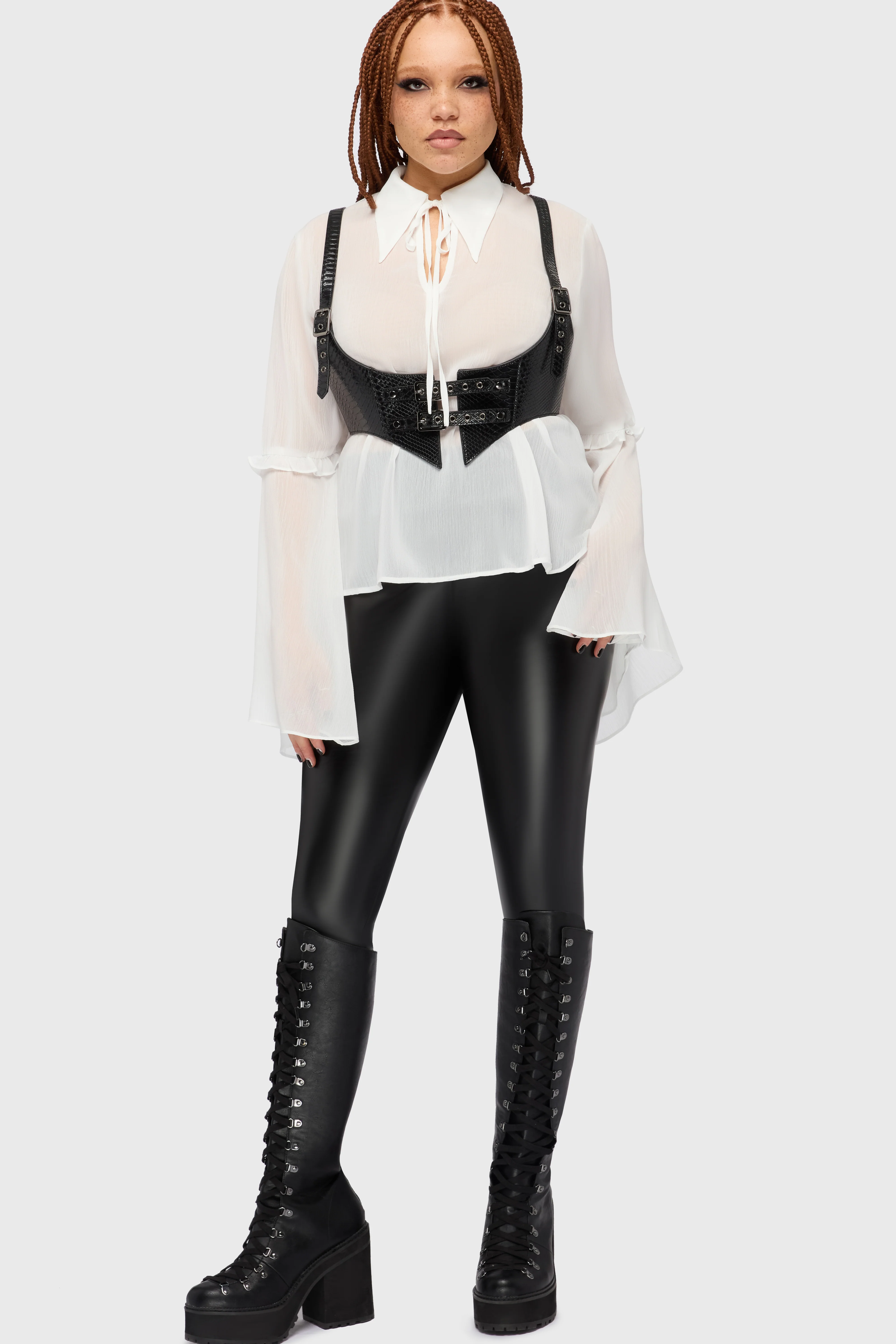Fawnelle Flared Sleeve Shirt - Image 6