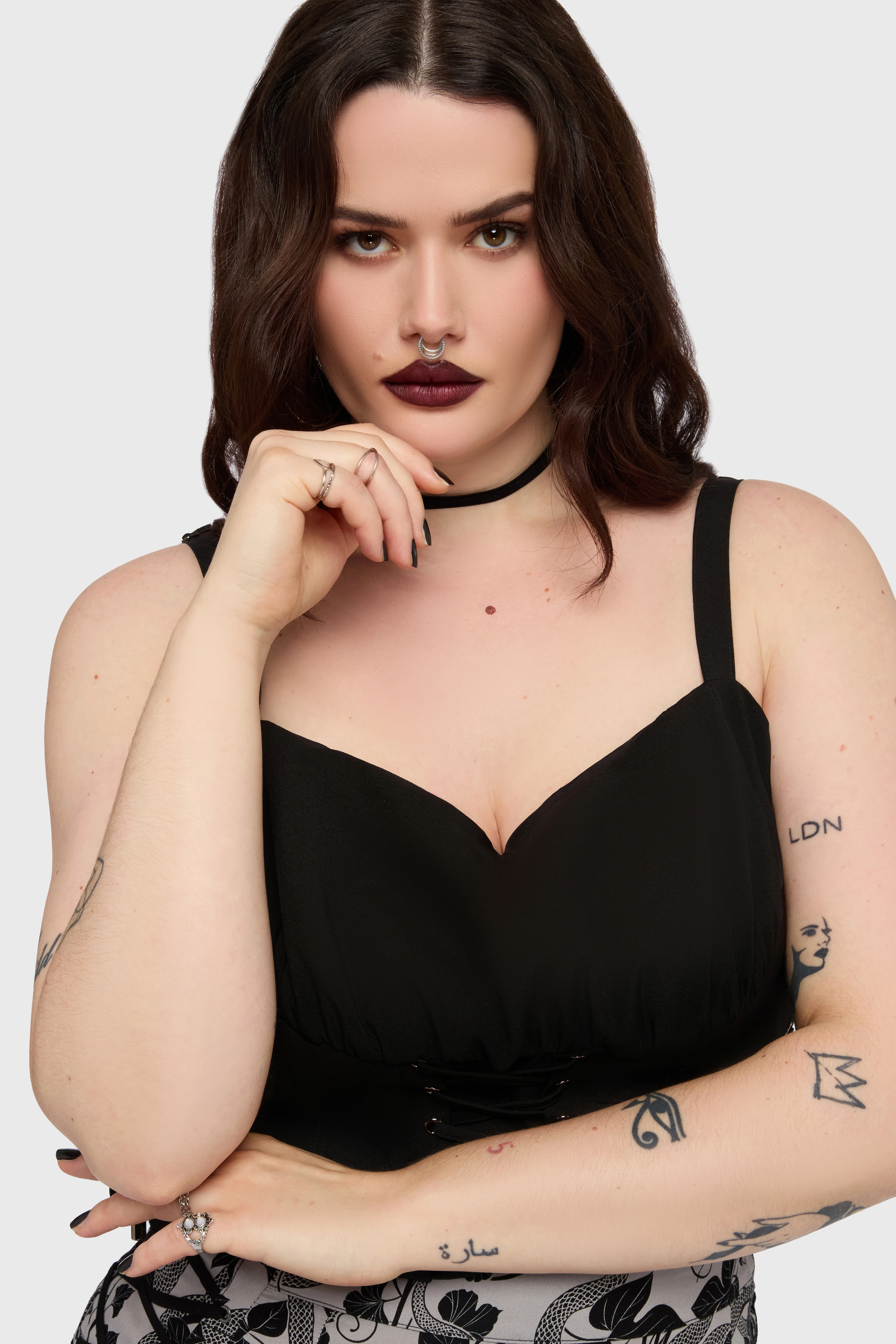 Fawnelle Lace Up Corset Top - Image 9