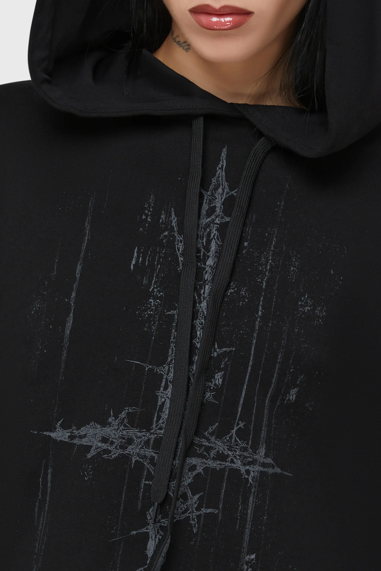 Final Dictvm Crop Hoodie - Image 4
