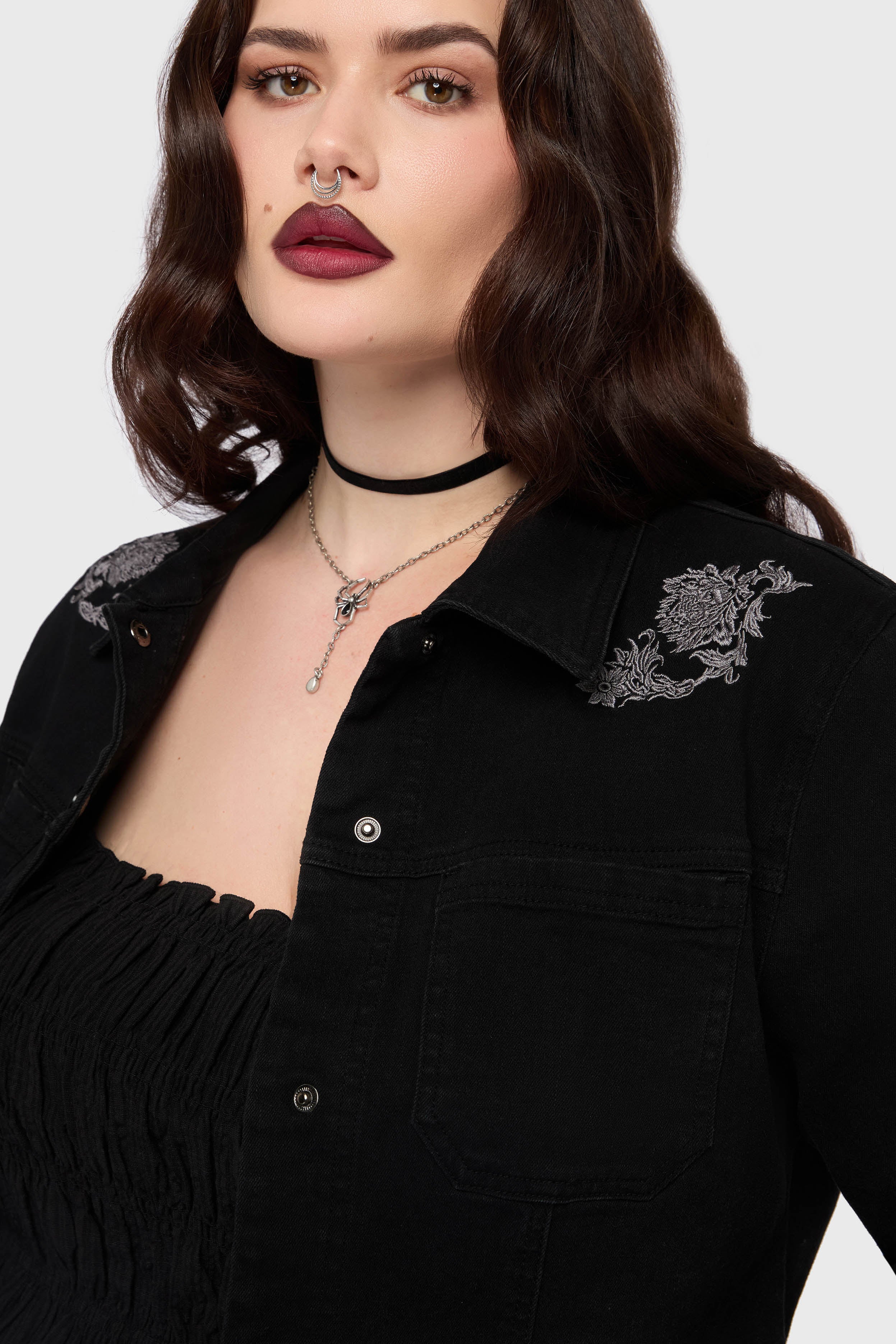 Gaia Adorned Embroidered Jacket - Image 5