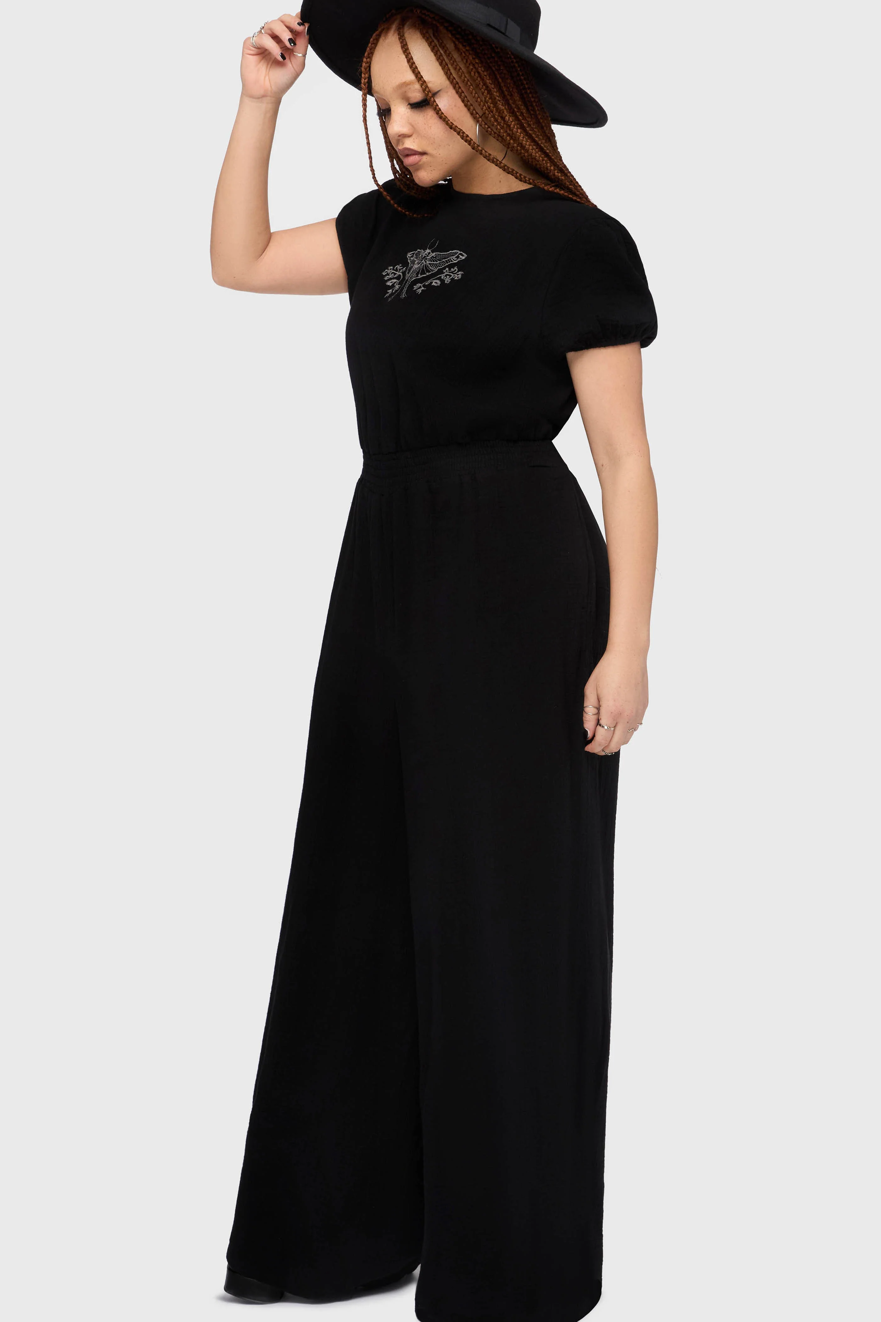 Gaia Adorned Embroidered Jumpsuit - Image 8