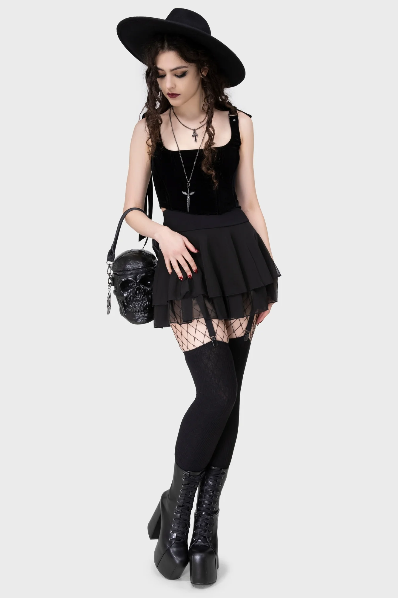 Grave Digger Skull Handbag [B] - Image 4