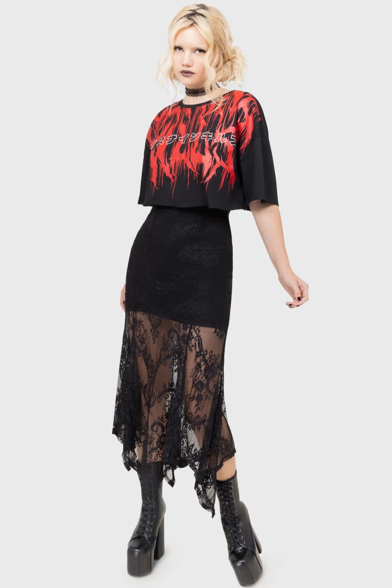 INK Logo Crop T-Shirt - Image 2