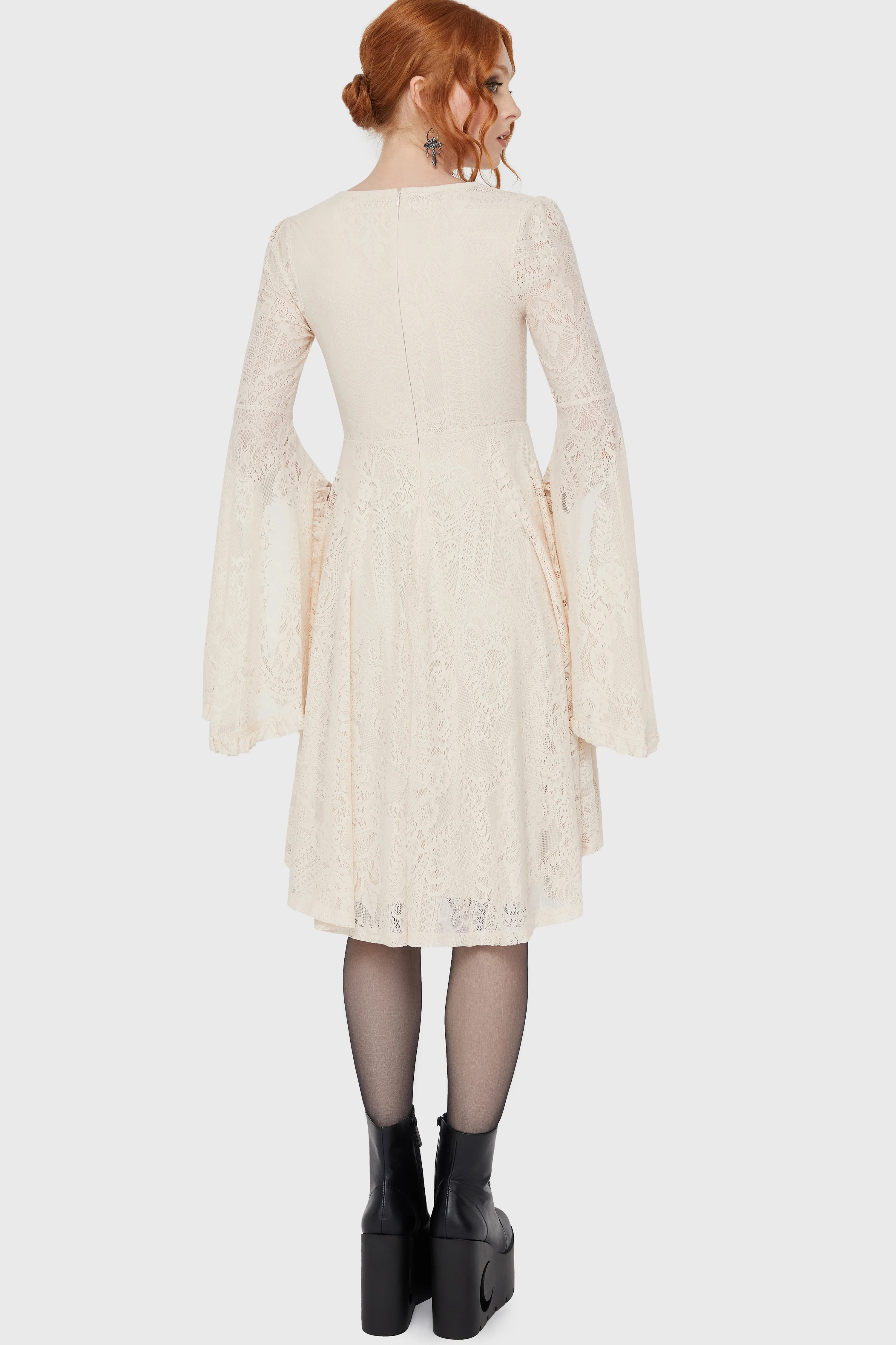 Killing Kisses Lace Maiden Dress [Ivory] - Image 5