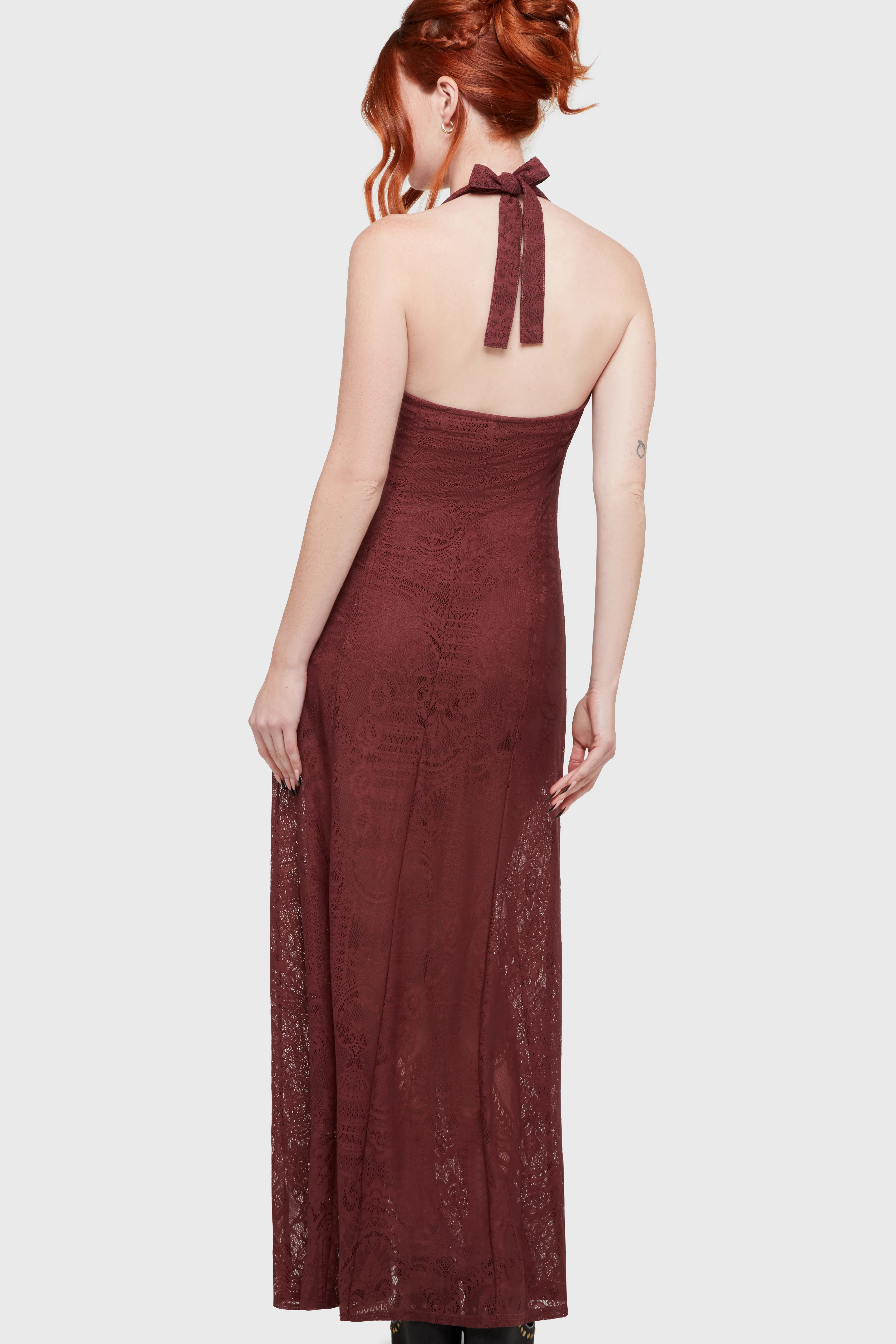 Lilith's Garden Maxi Dress [Burgundy] - Image 5