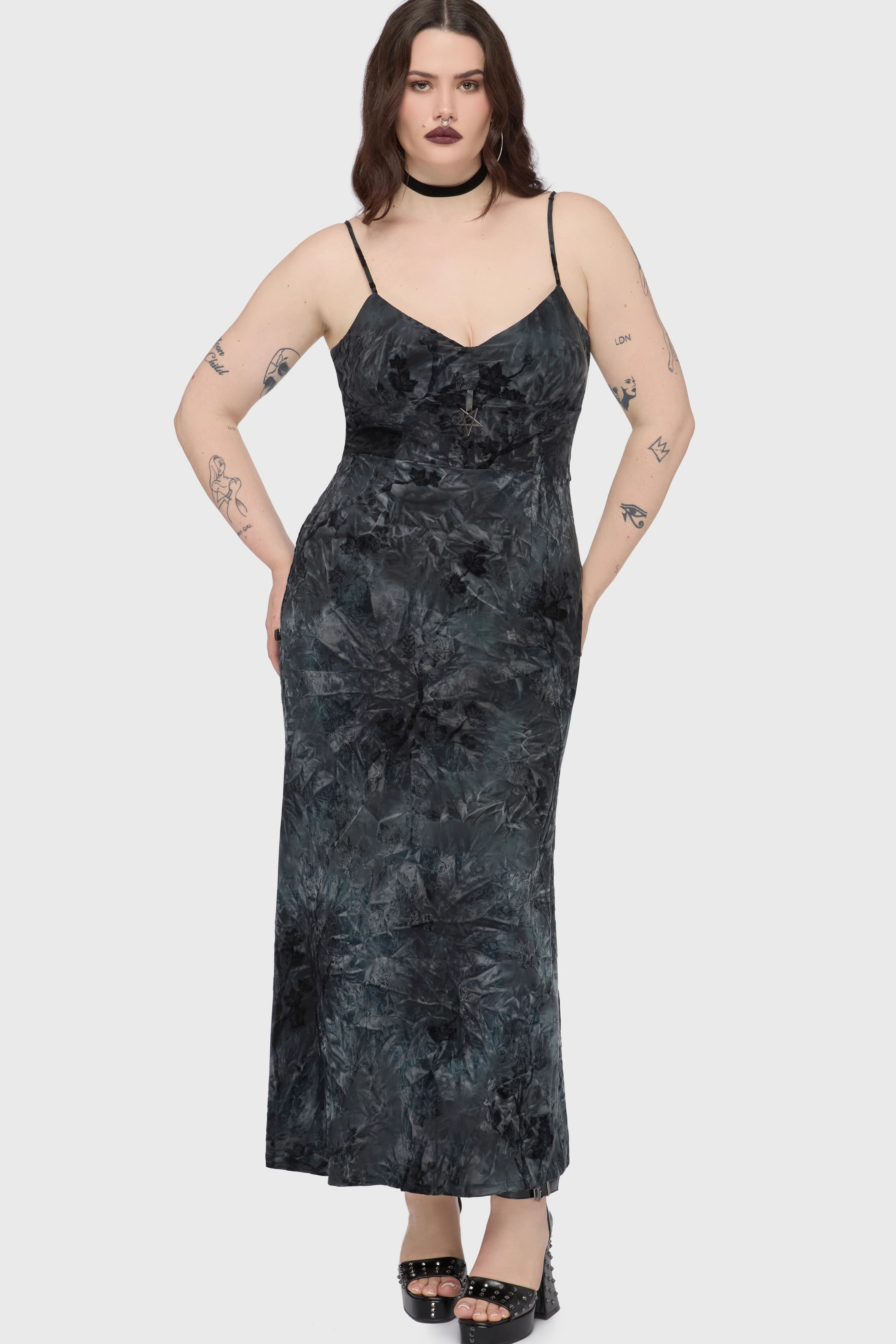 Midnight Vale Maxi Dress - Image 5