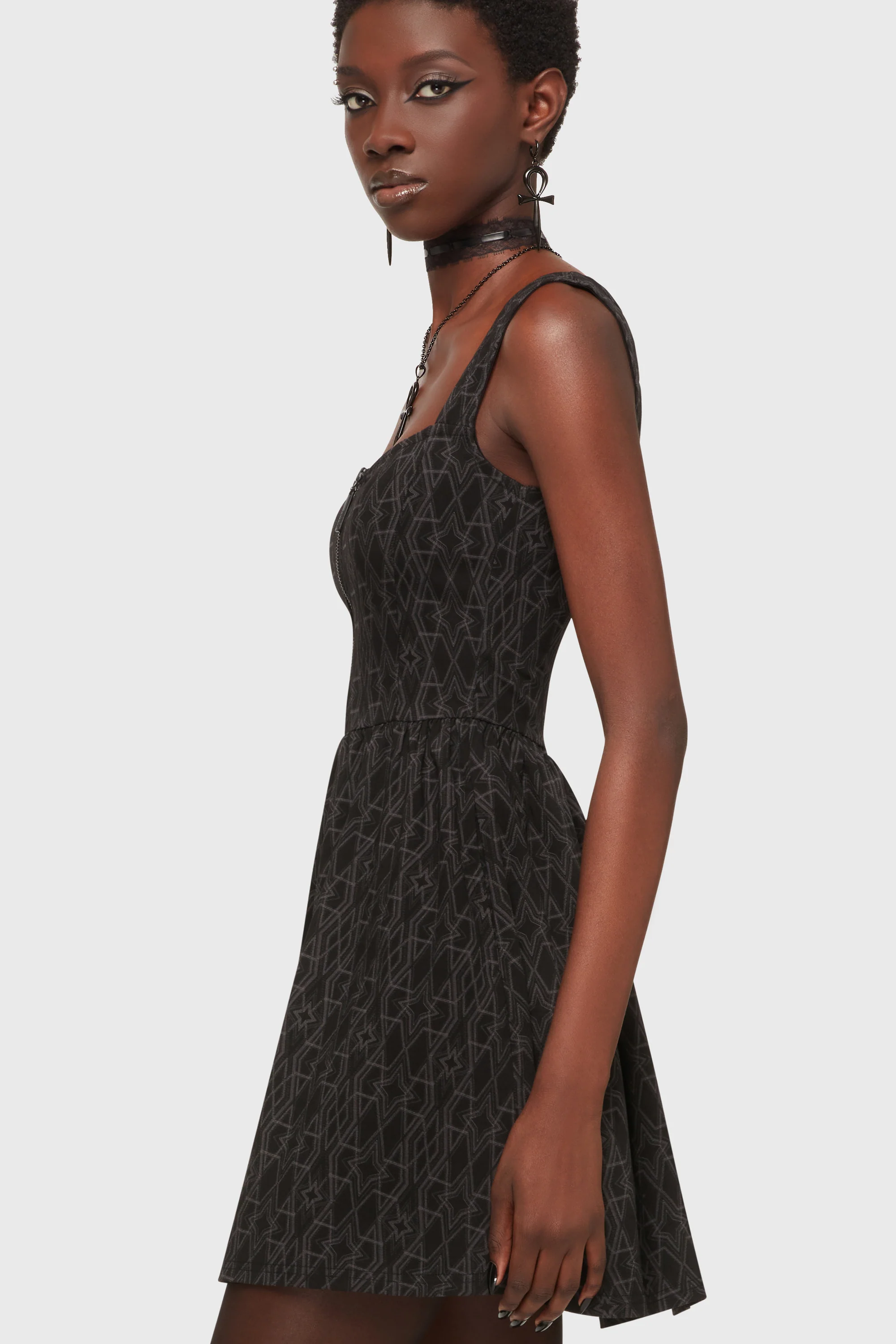 Mortalis Mini Dress - Image 4