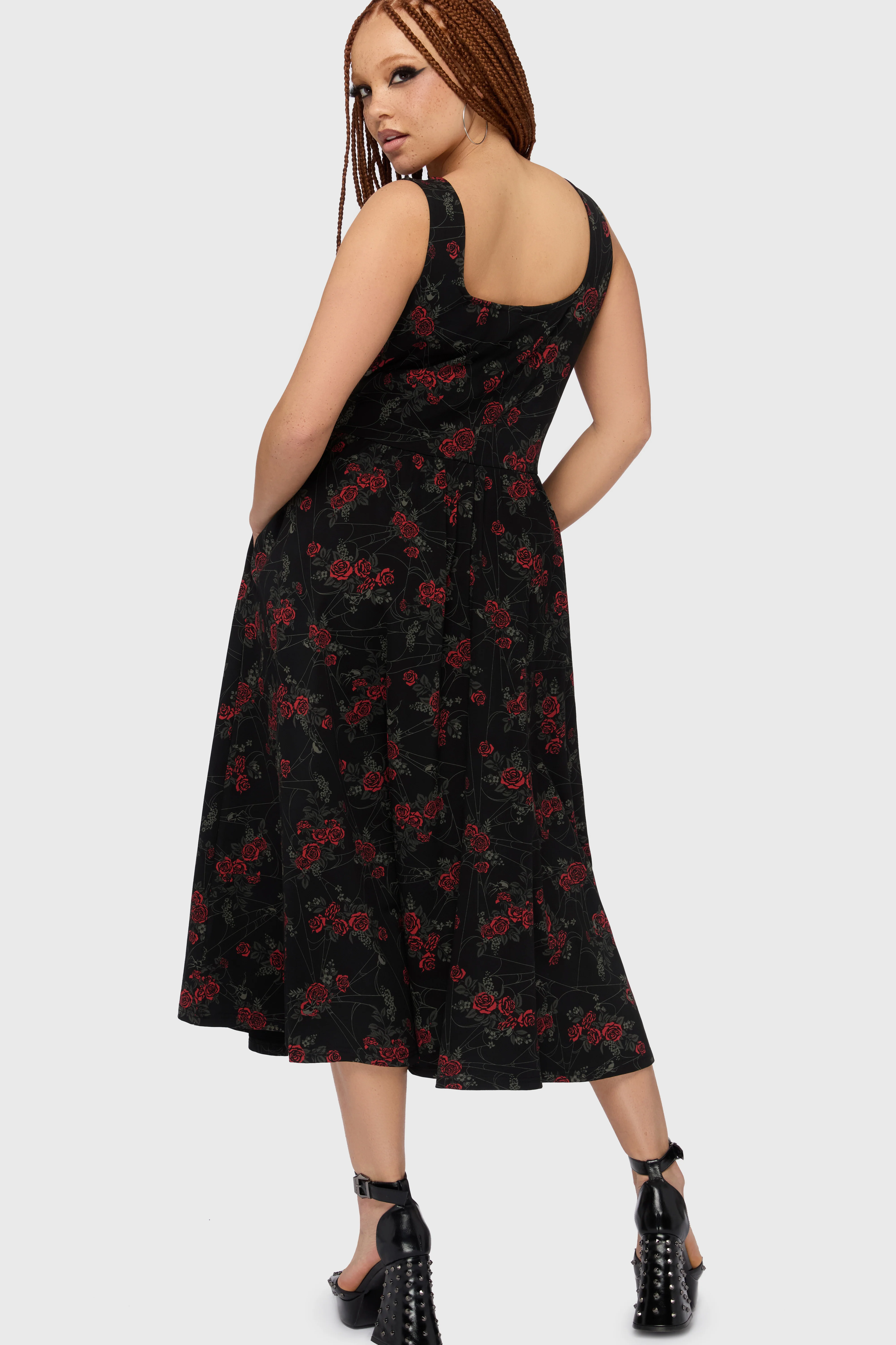Poisoned Rose Midi Dress - Image 10
