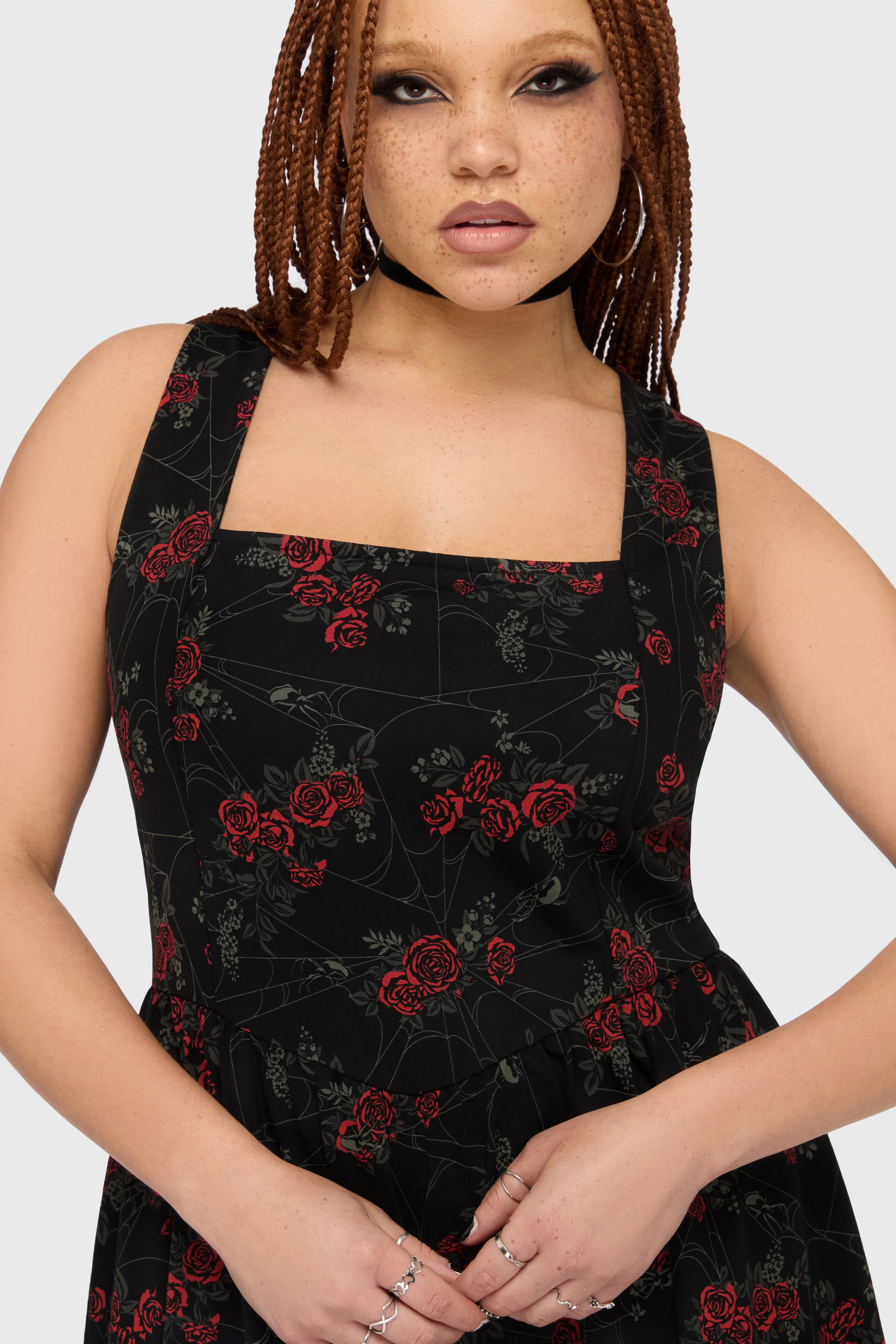 Poisoned Rose Midi Dress - Image 6