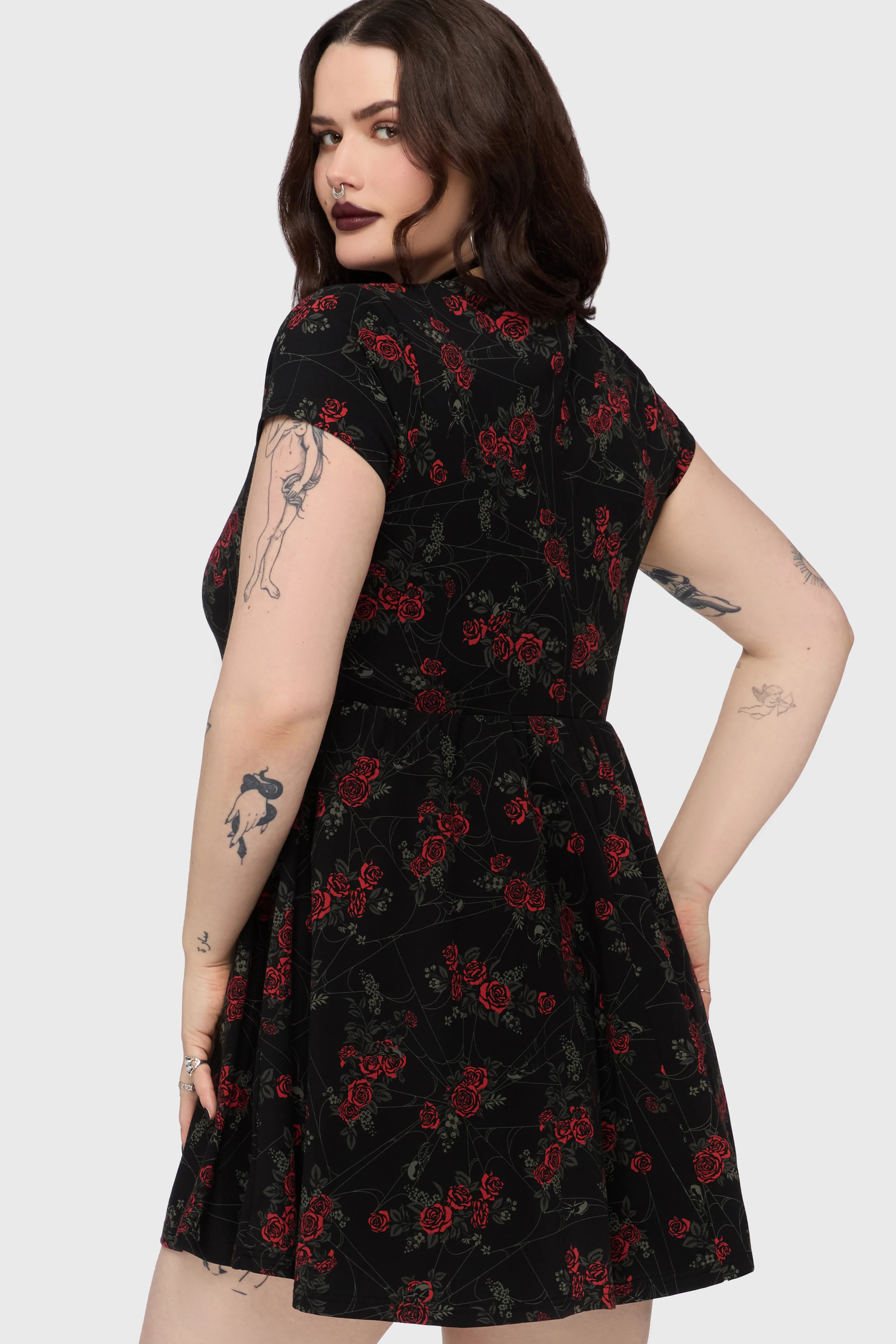 Poisoned Rose Mini Dress - Image 6