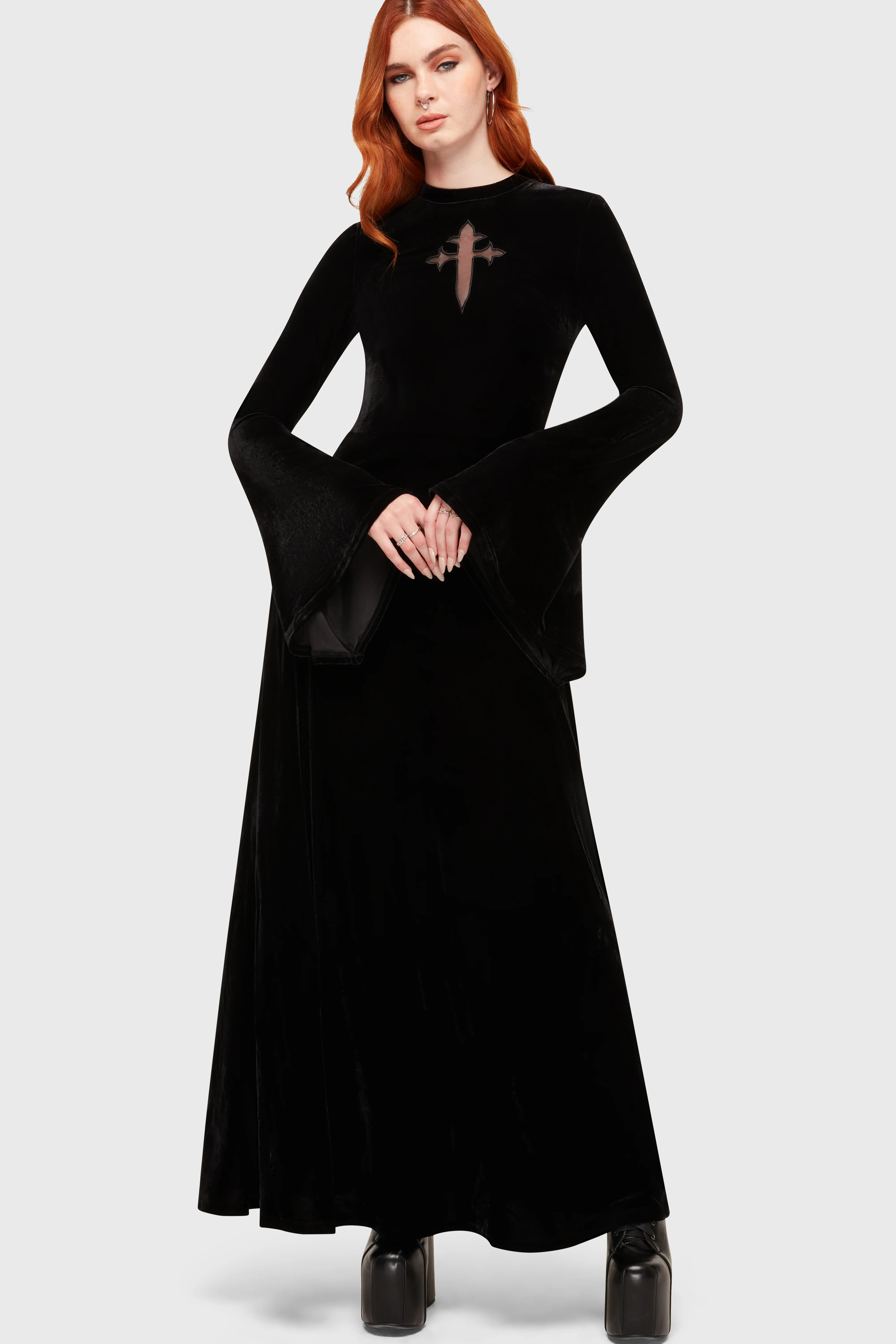 Serenade Of Shadows Maxi Dress - Image 3