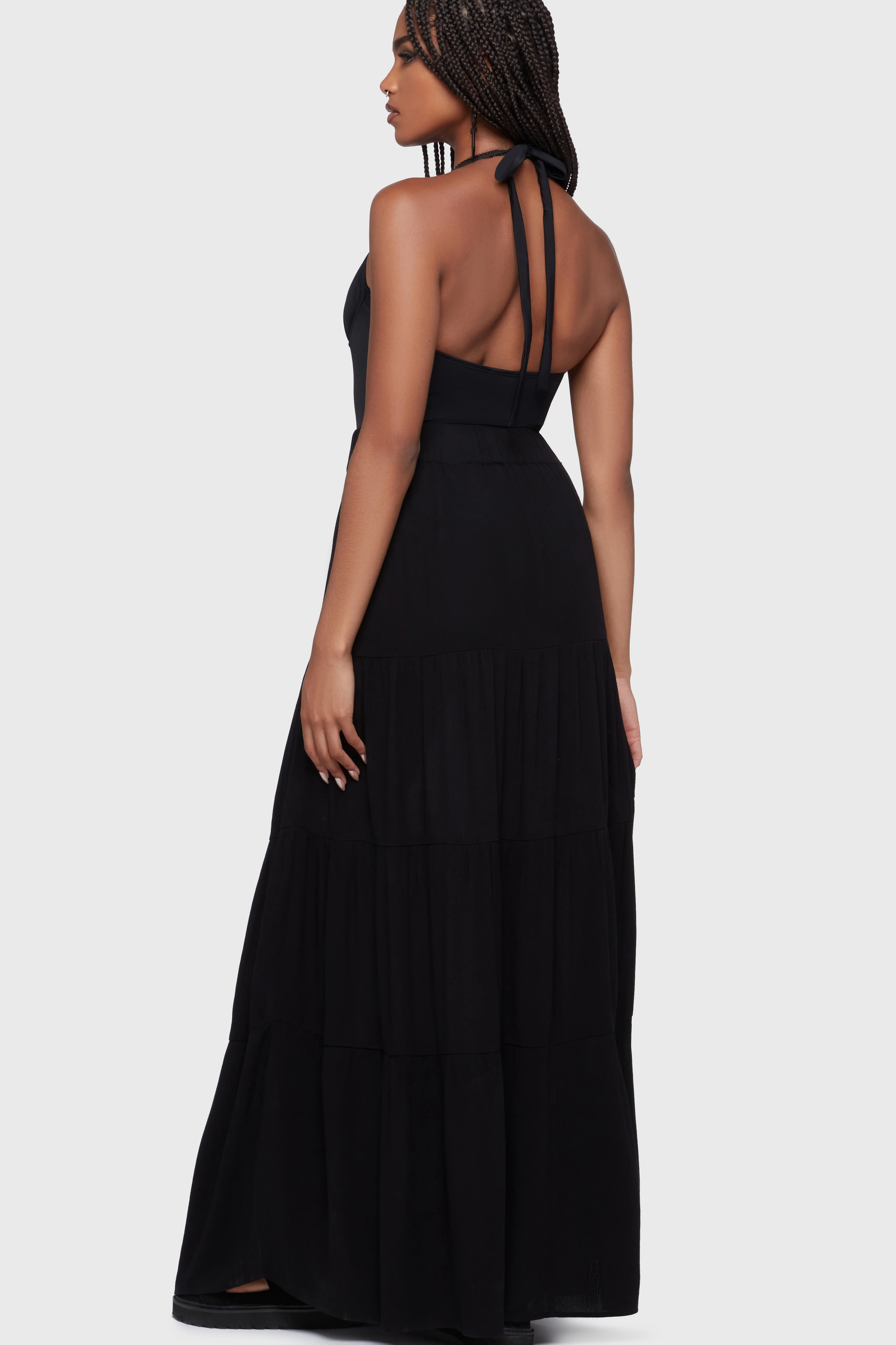 Thursday's Woe Maxi Skirt [Black] - Image 4