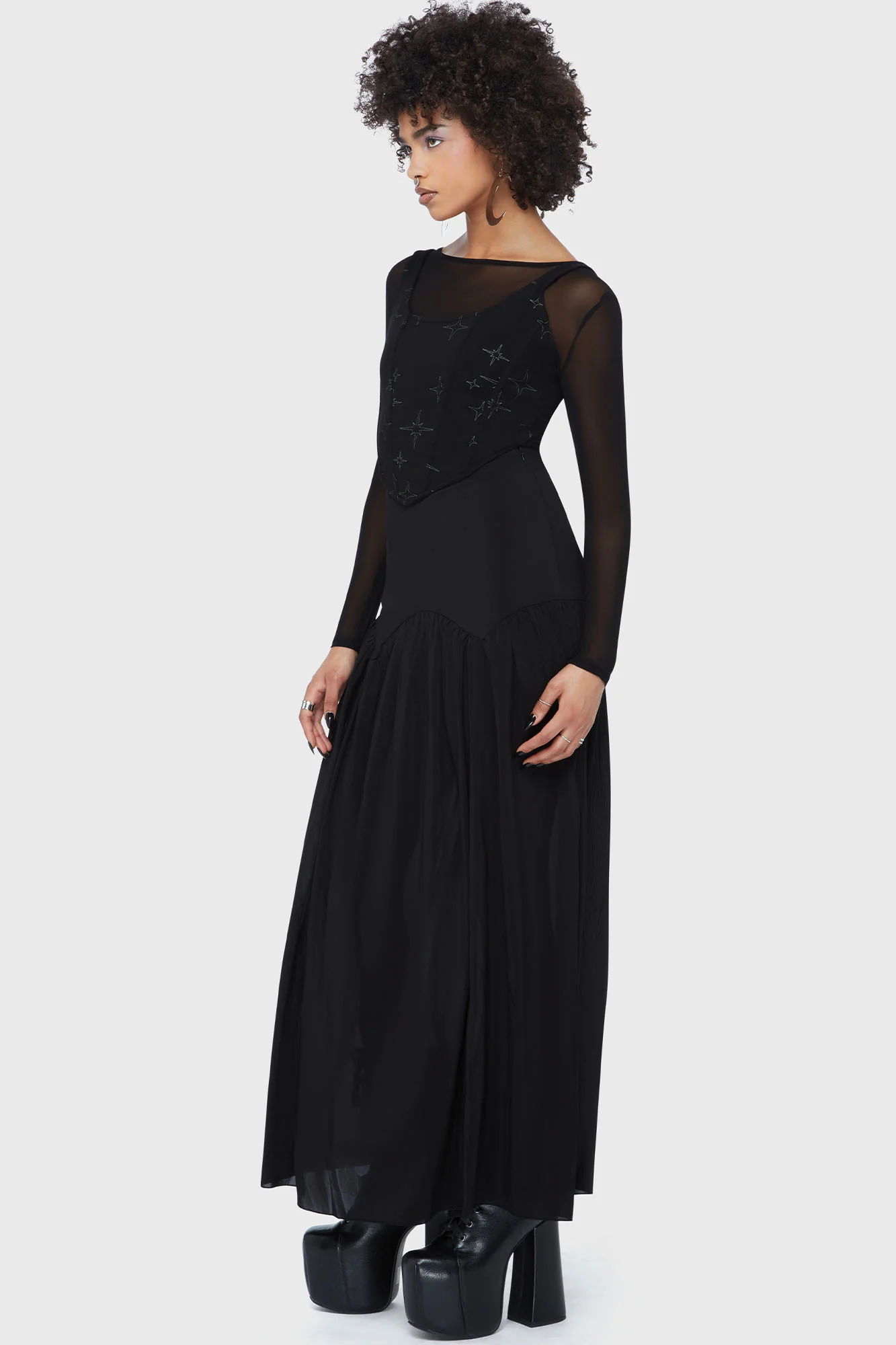 Twilight Thistle Maxi Skirt - Image 3
