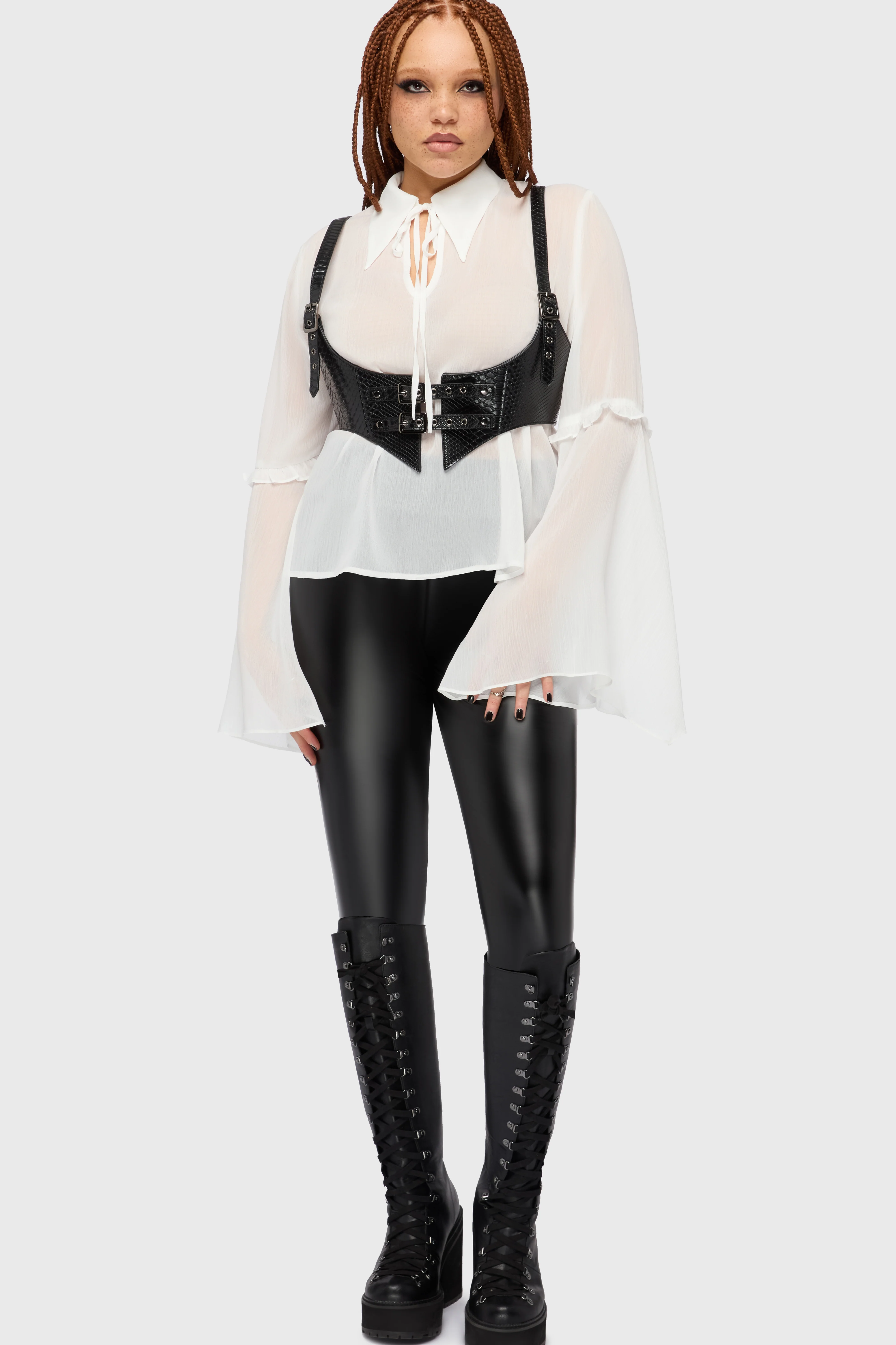 Venomous Rose Underbust Harness - Image 4