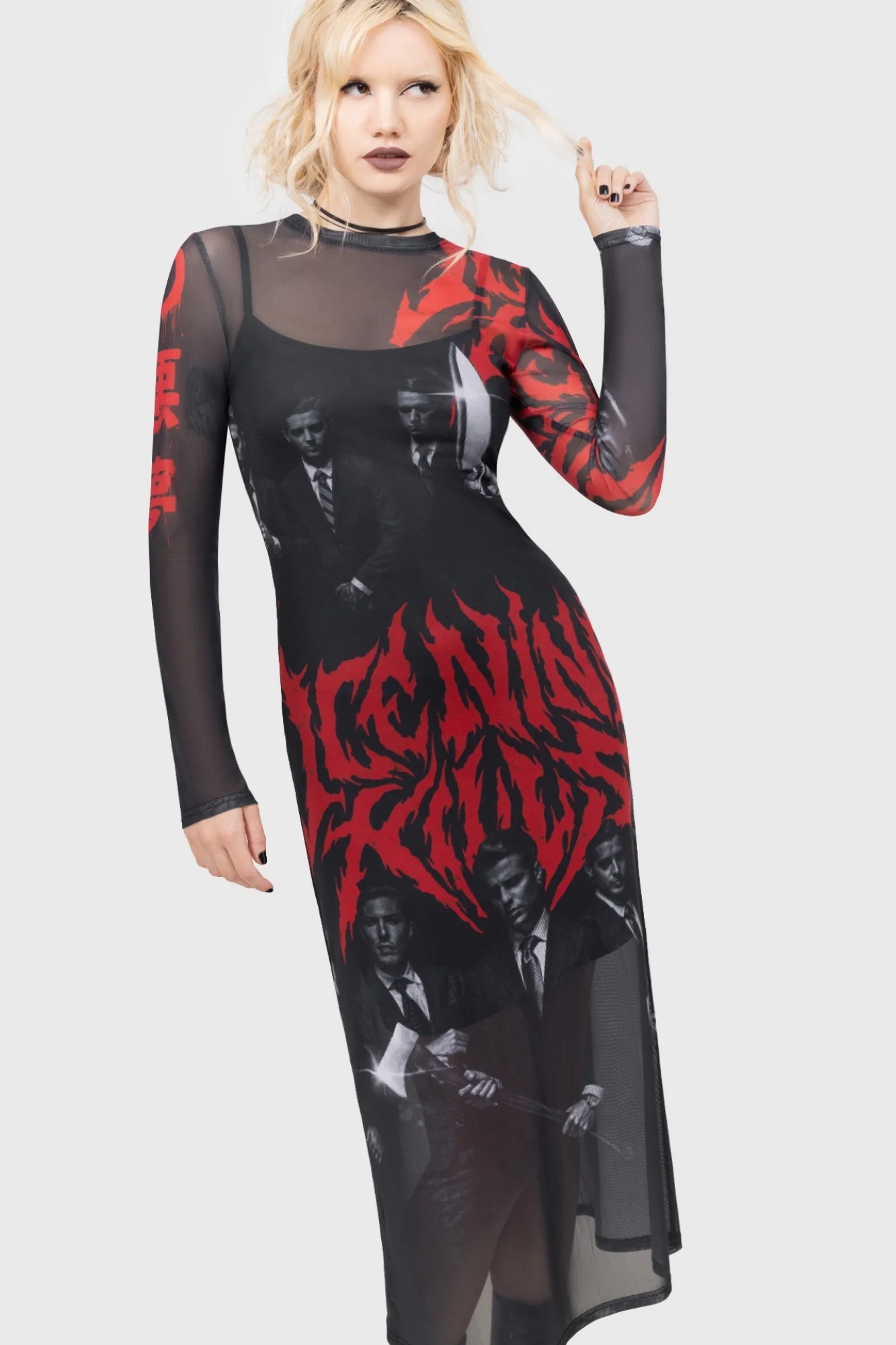Welcome To Horrorwood Maxi Dress - Image 3