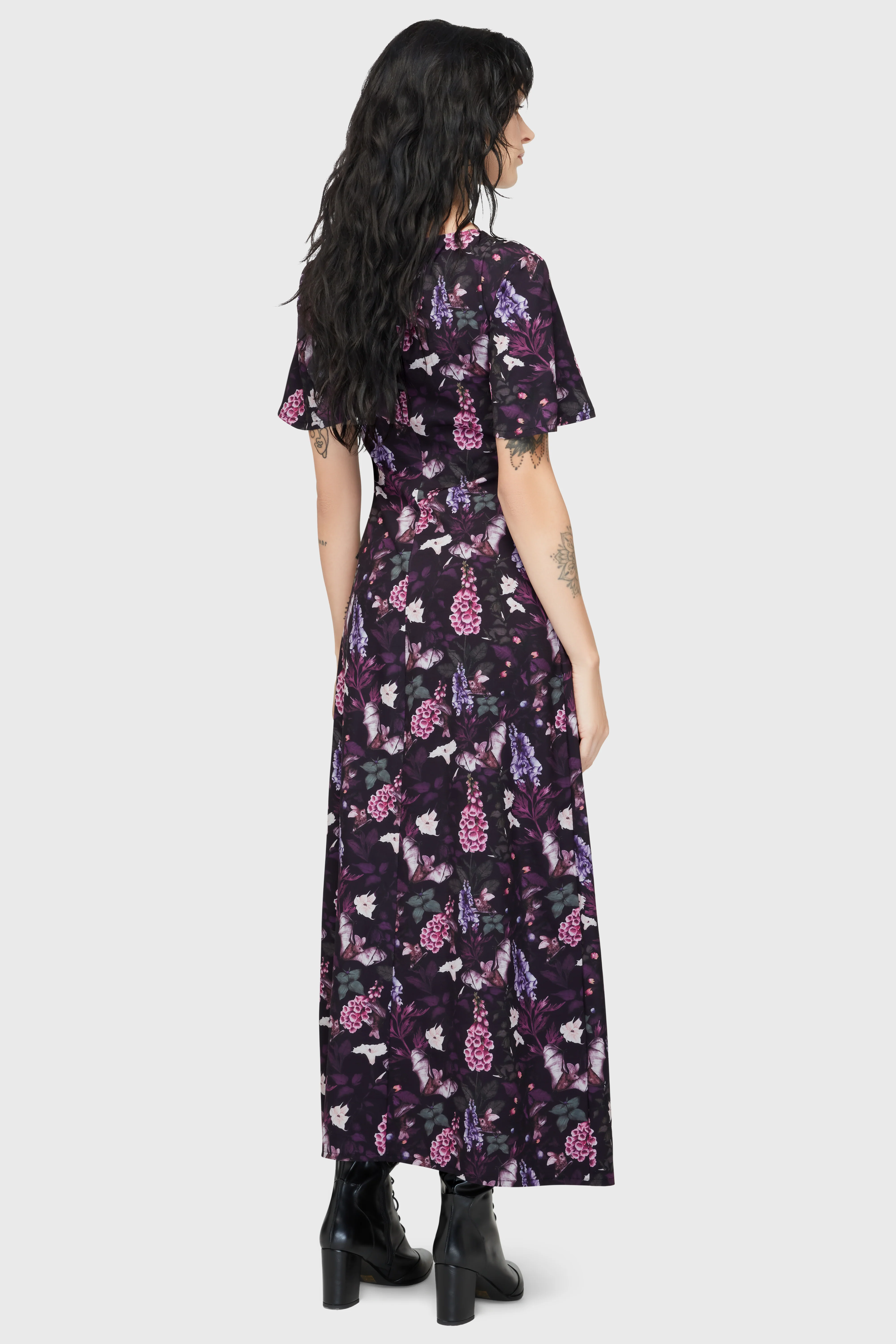 Willow Wisp Short Sleeve Maxi Dress - Image 4