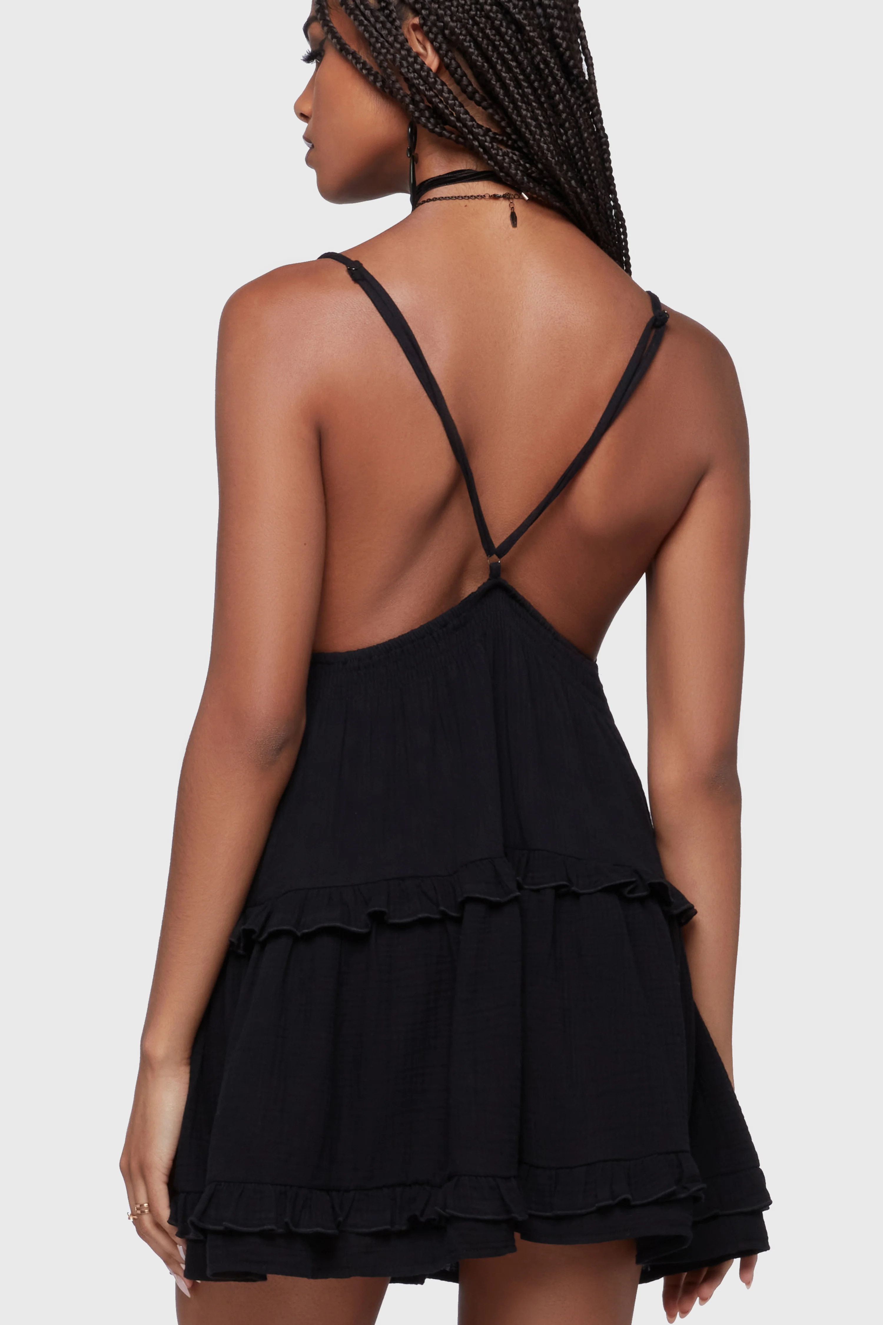 Wolfbane Cove Mini Dress [Black] - Image 4